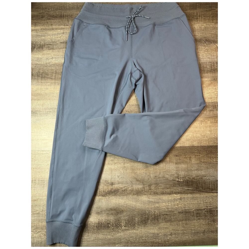 Avalanche Outdoor Supply Cropped Joggers Capri Grey Blue Activewear Stretch XXL
